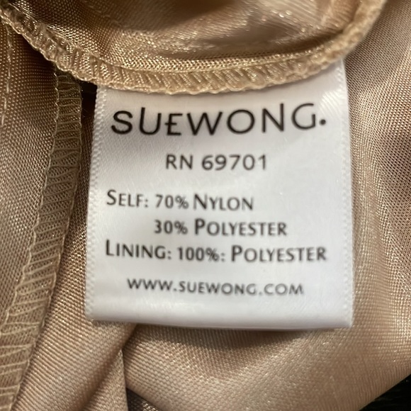 SUE WONG size 4 beaded Neiman Marcus dress - Picture 13 of 14